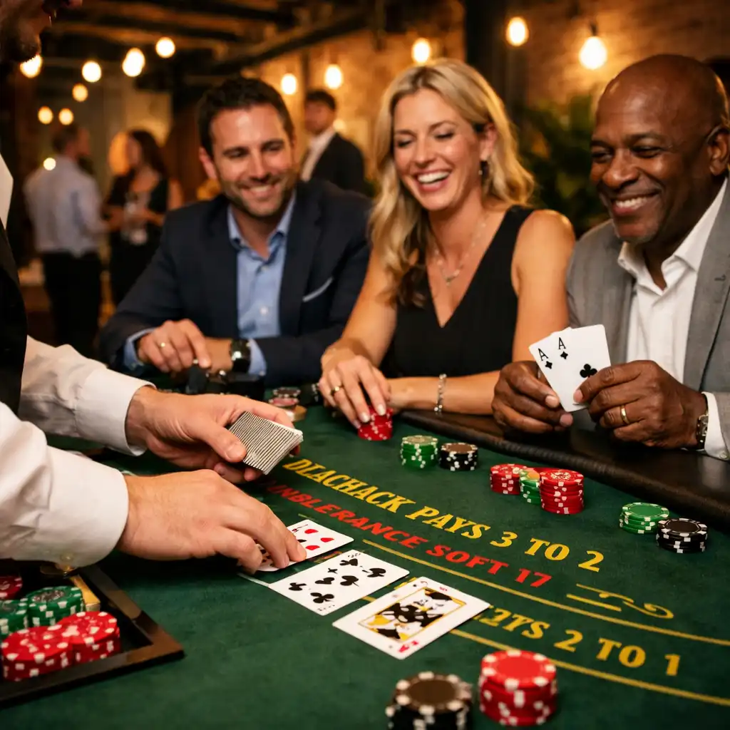 Blackjack podczas eventu